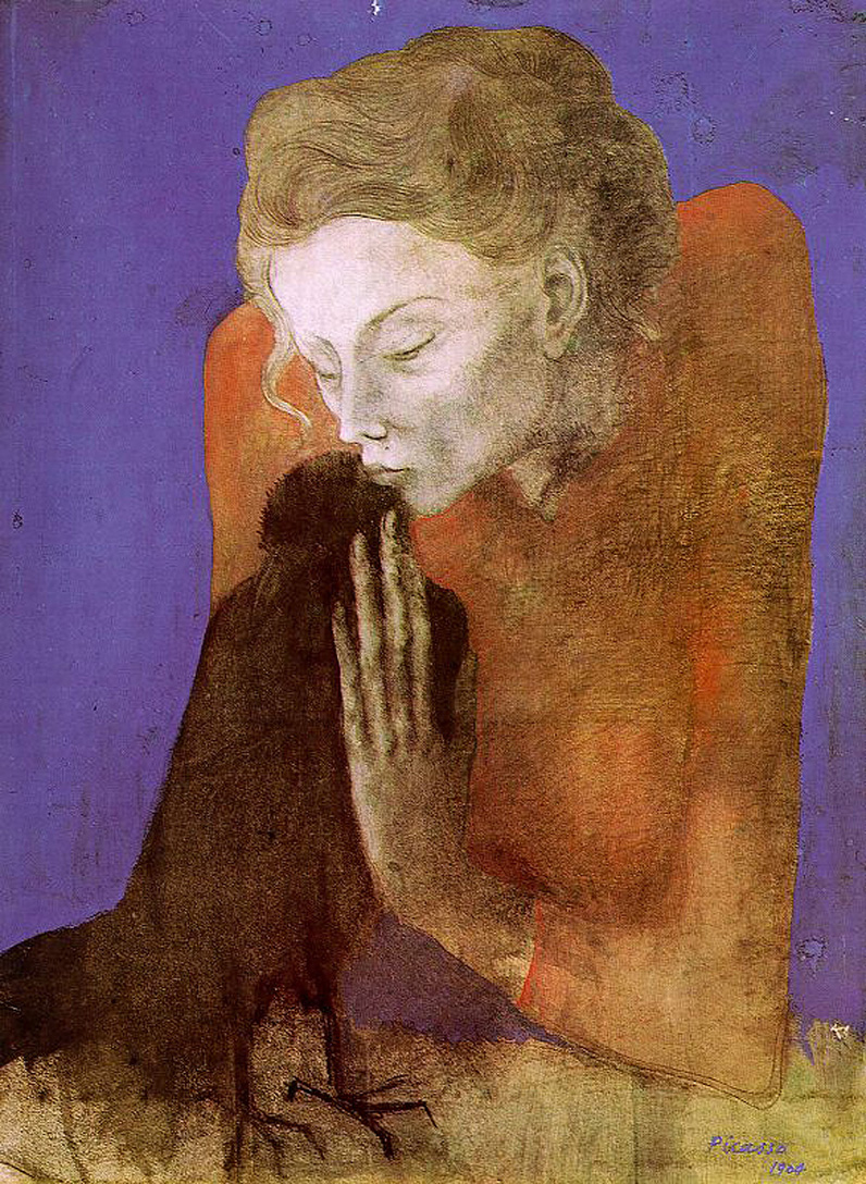Picasso Woman with raven 1904